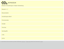 Tablet Screenshot of netmuseum.de